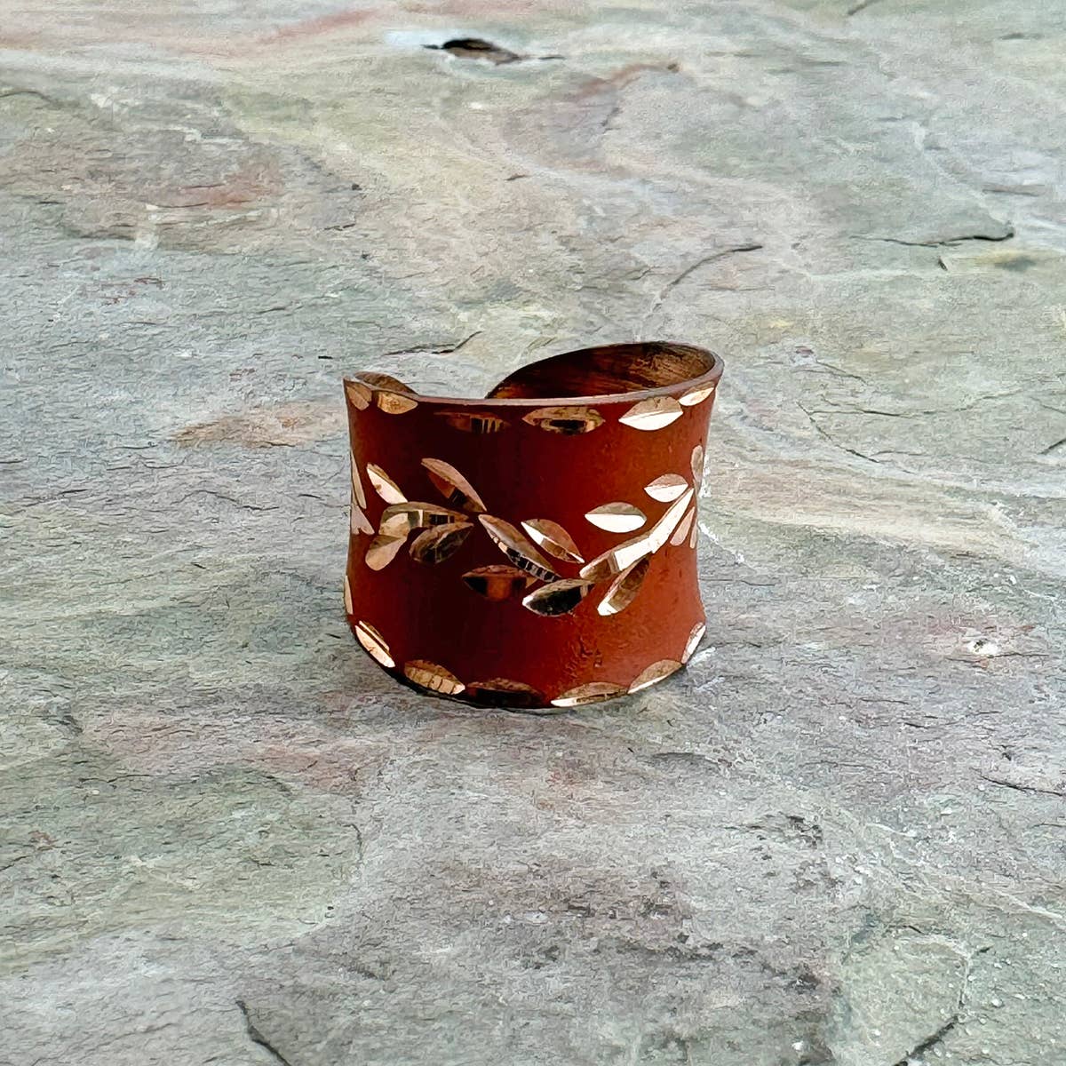 Patina Ginger Blossom Ring