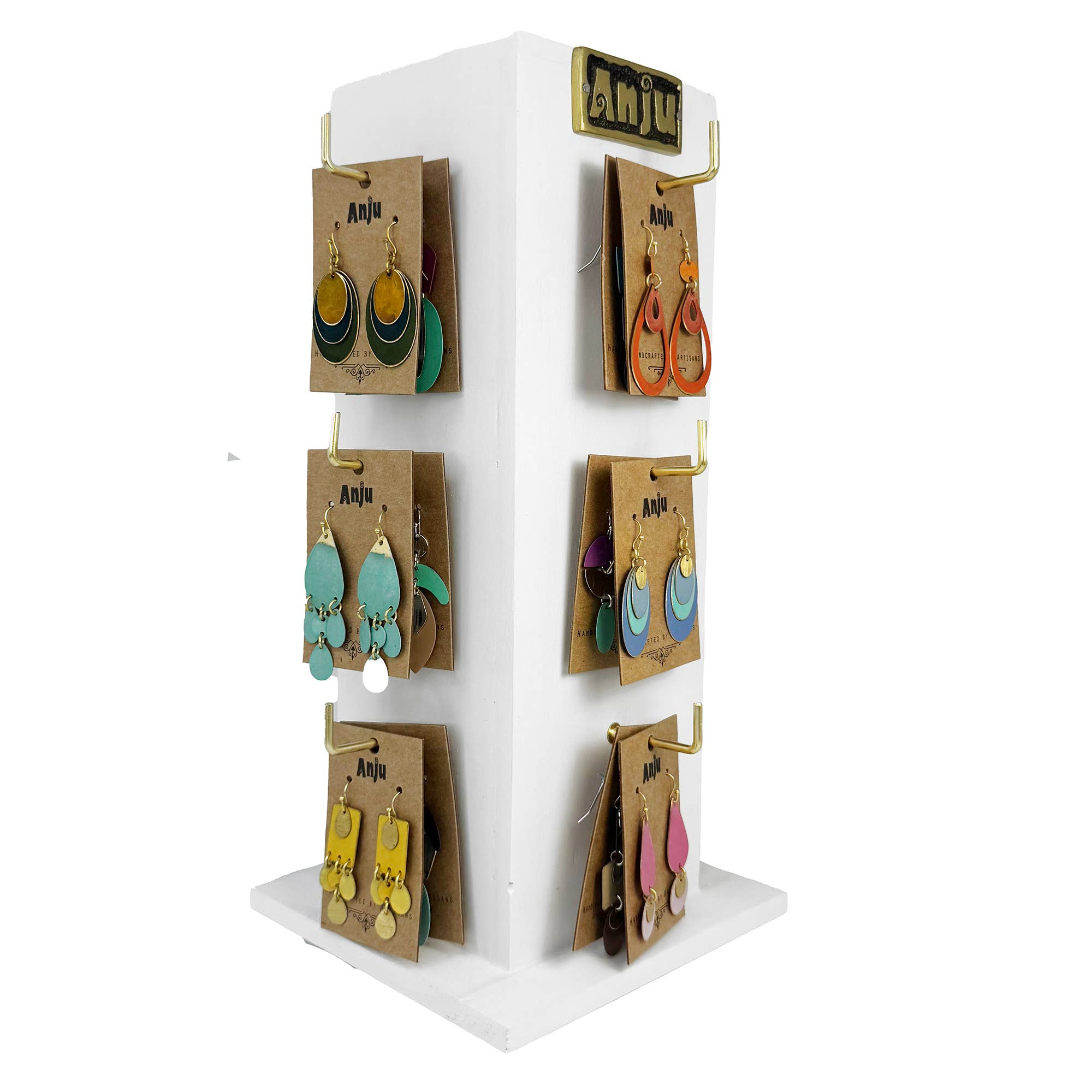 Handcrafted Colorful Patina Earring Prepack - 24 Pairs