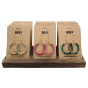 Chromatic Hues Hoop Earrings Prepack With Display
