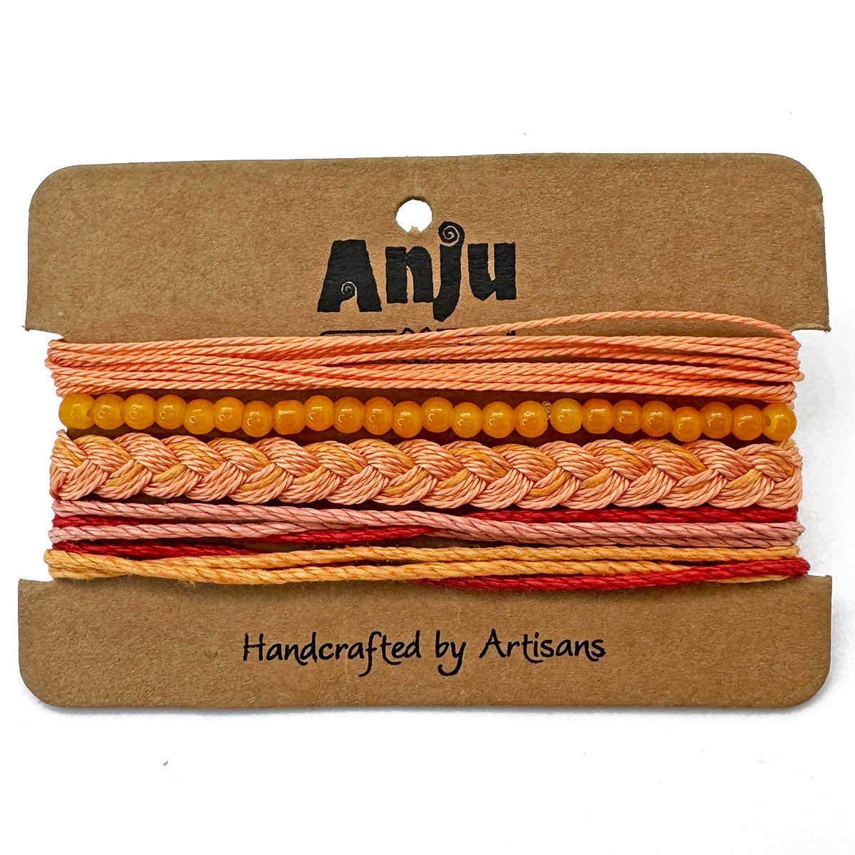 Weave & Wander Citrus Bliss Trio Bracelet Set