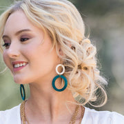 Omala Azure Coast Collection Earrings - Small and Big Ring
