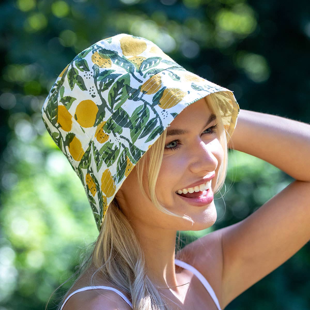 Lemon Groves Reversible Bucket Hat