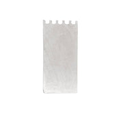 Wooden Necklace Display - Narrow Multi Necklace White 12"