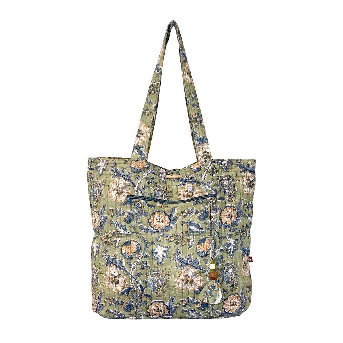 Serenity Shopper Tote - Block Printed Organic Cotton