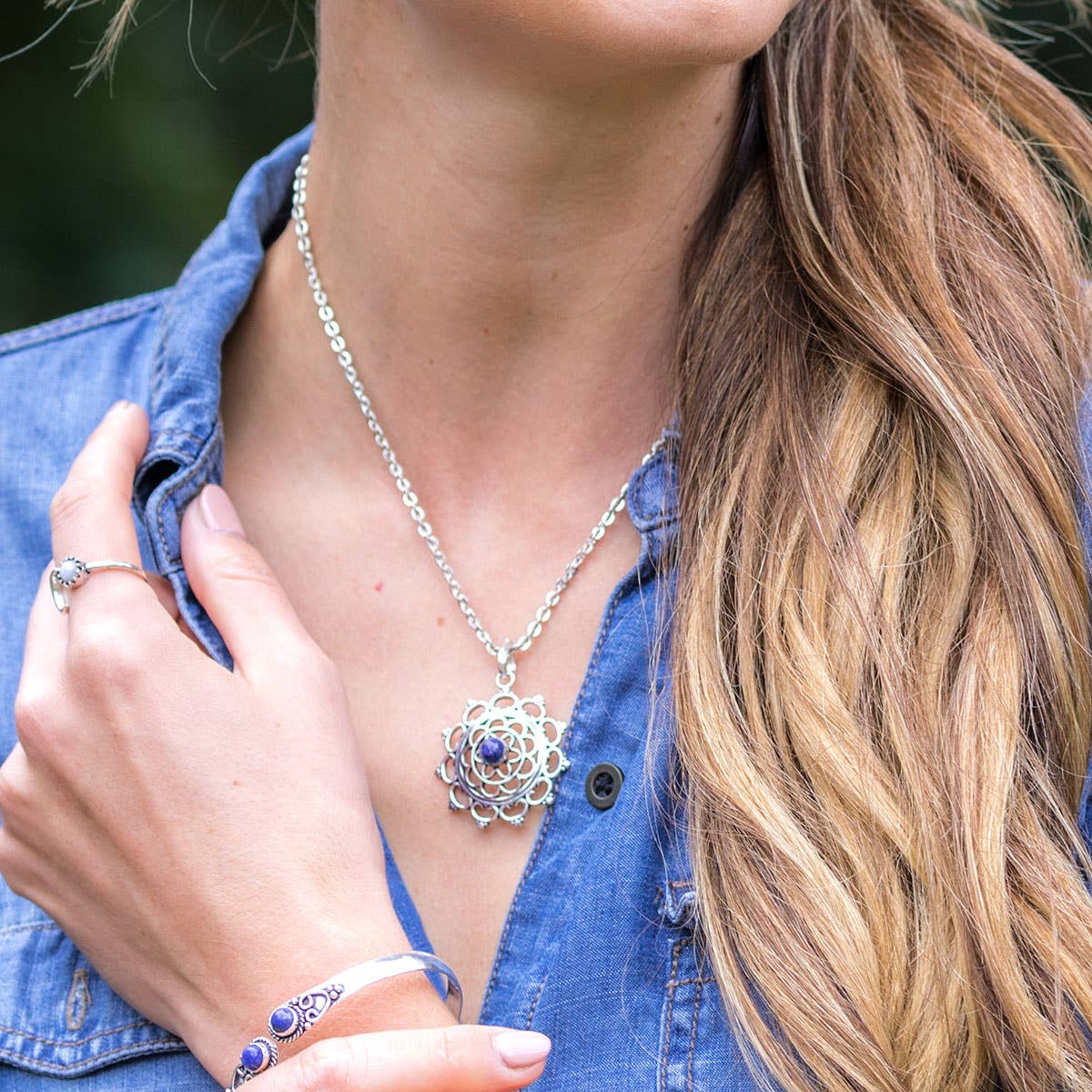 Tanvi Collection Necklace Prepack - 12 Silver and Display