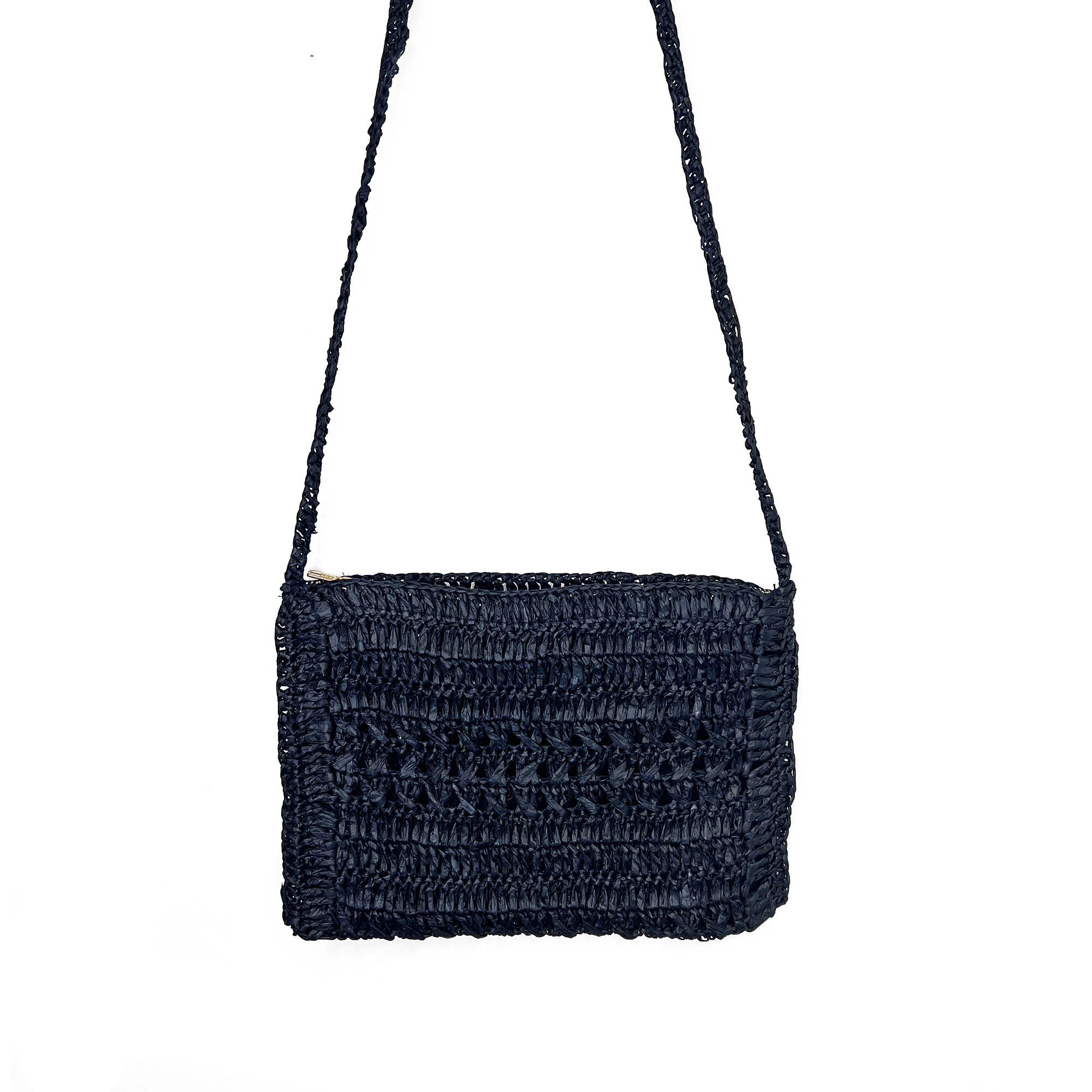 Lola Bag - Crossbody Pouch with Zipper - Black