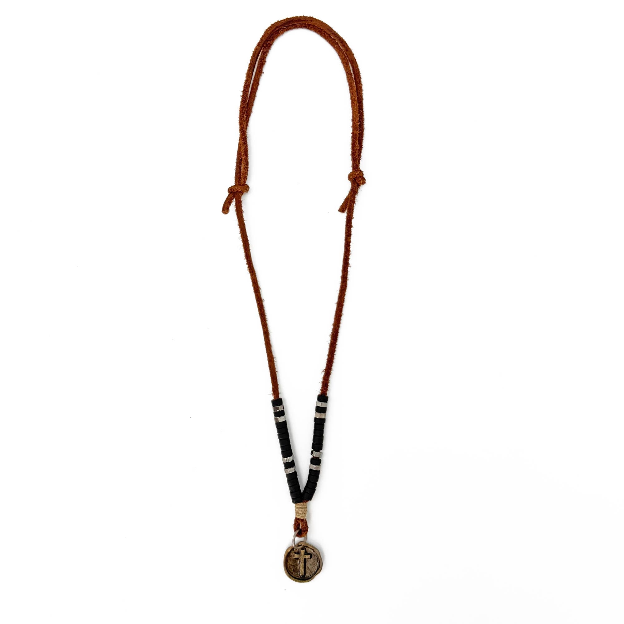 Aadi Journey Cross Coin Necklace