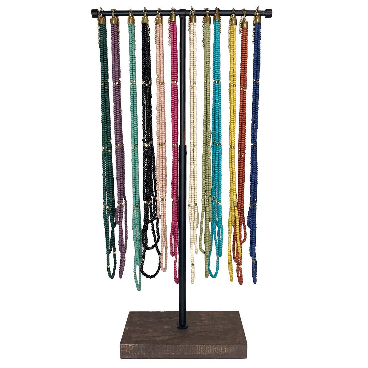 Chromatic Hues Long Necklace Prepack With Display