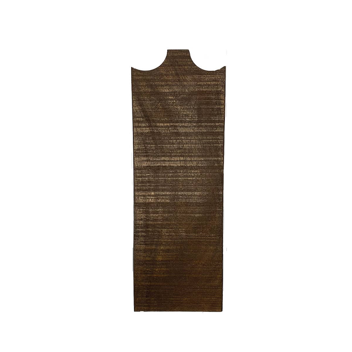 Wooden Necklace Display - Narrow Single Necklace Brown 16"