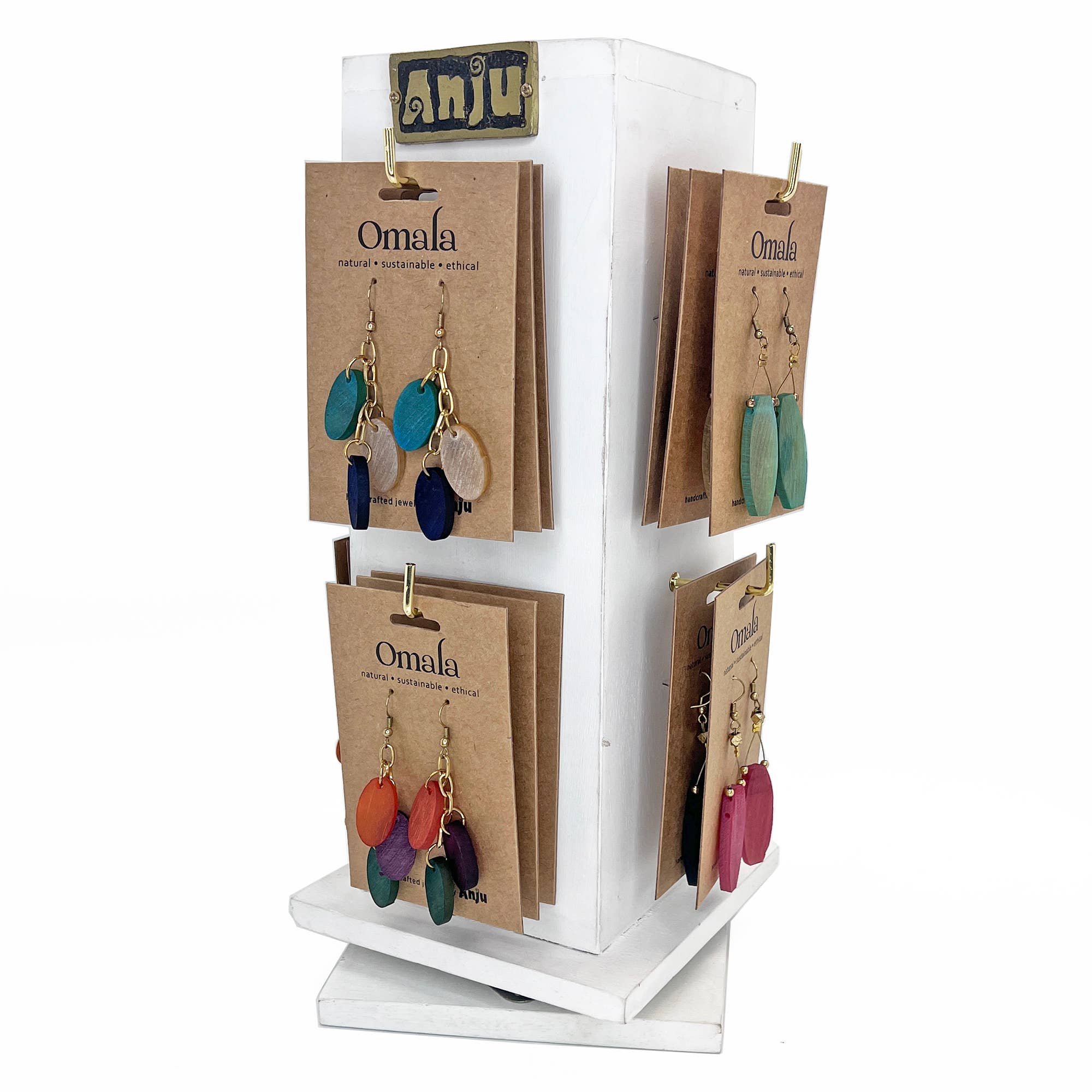 12 Omala Earrings Pre-Pack with Display