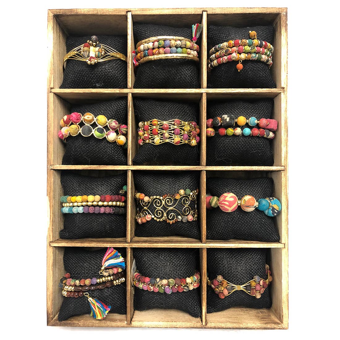 Aasha 12 Bracelets with Box and Cushions