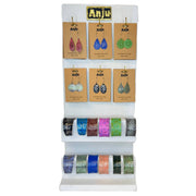 Silver Patina Jewelry Display Set - 24 Pieces