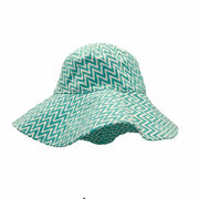 The Block printed Canvas Ocean Checks Sun Hat