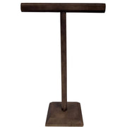 Tall Hexagon T-Bar Wooden Display - Brown