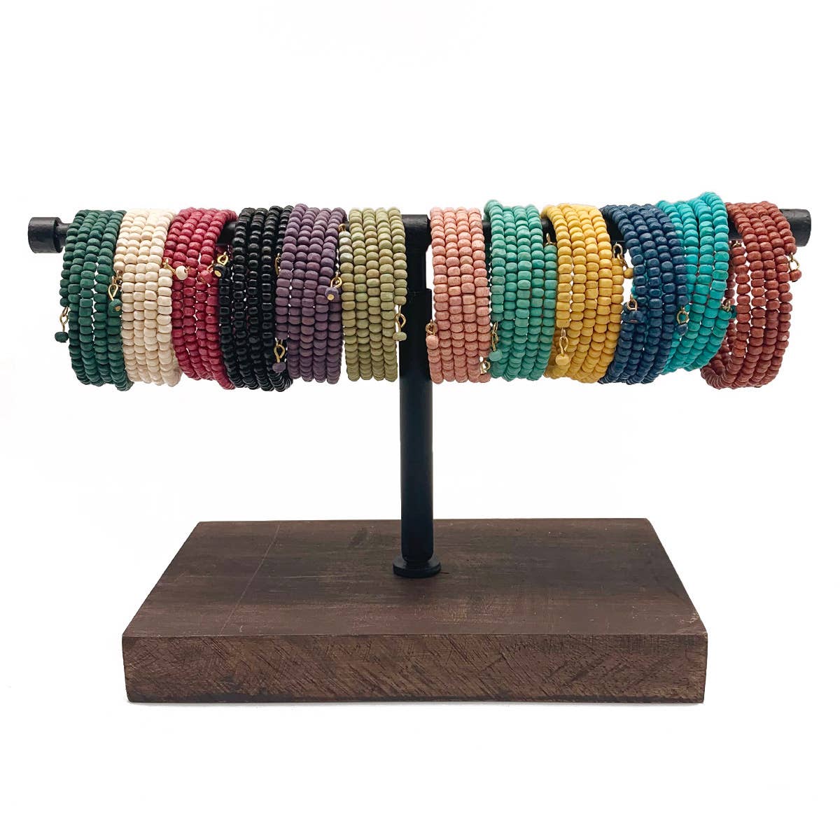 Chromatic Hues Coil Bracelet Prepack With Display