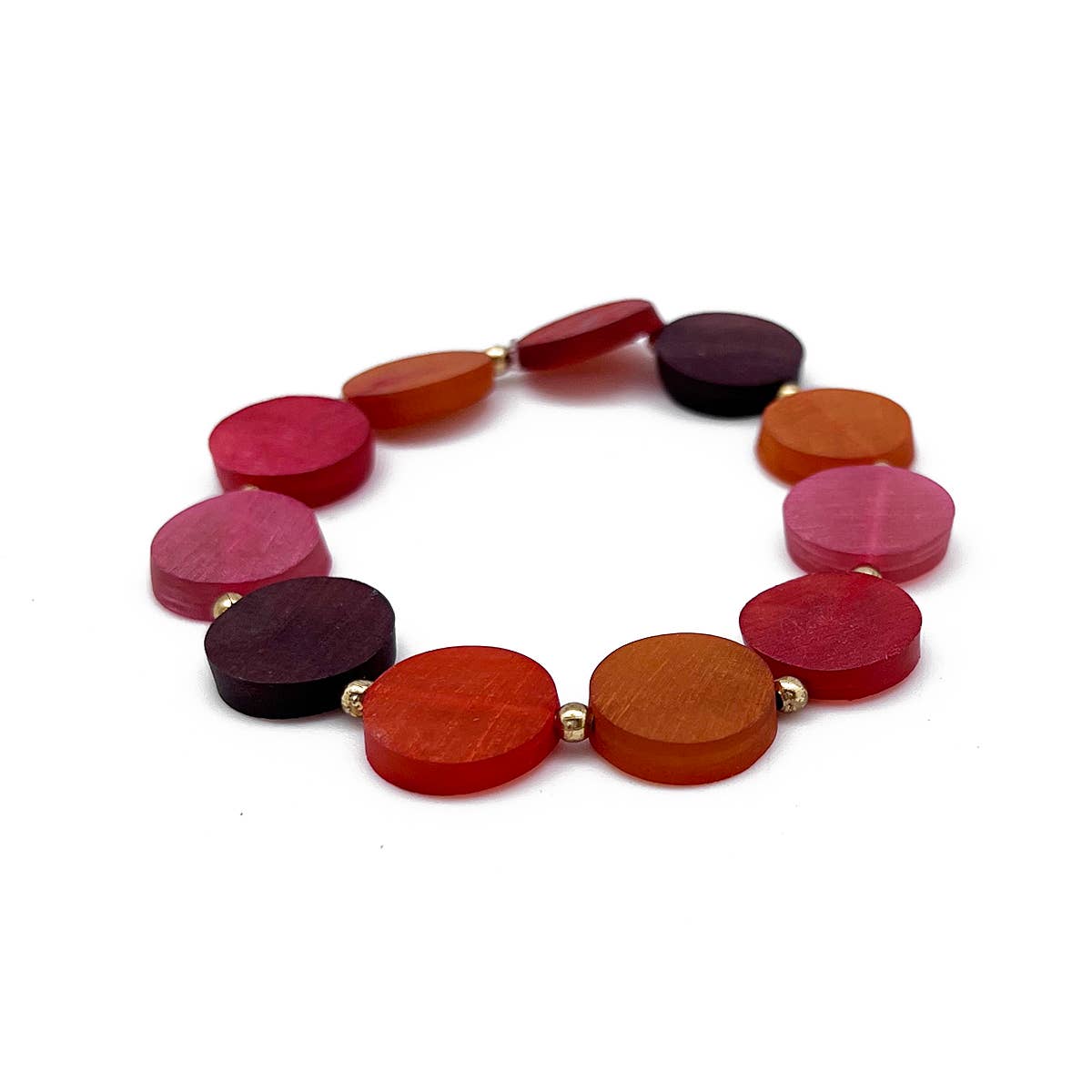Omala Rosy Cheeks - Stretch Bracelet with Small Circles