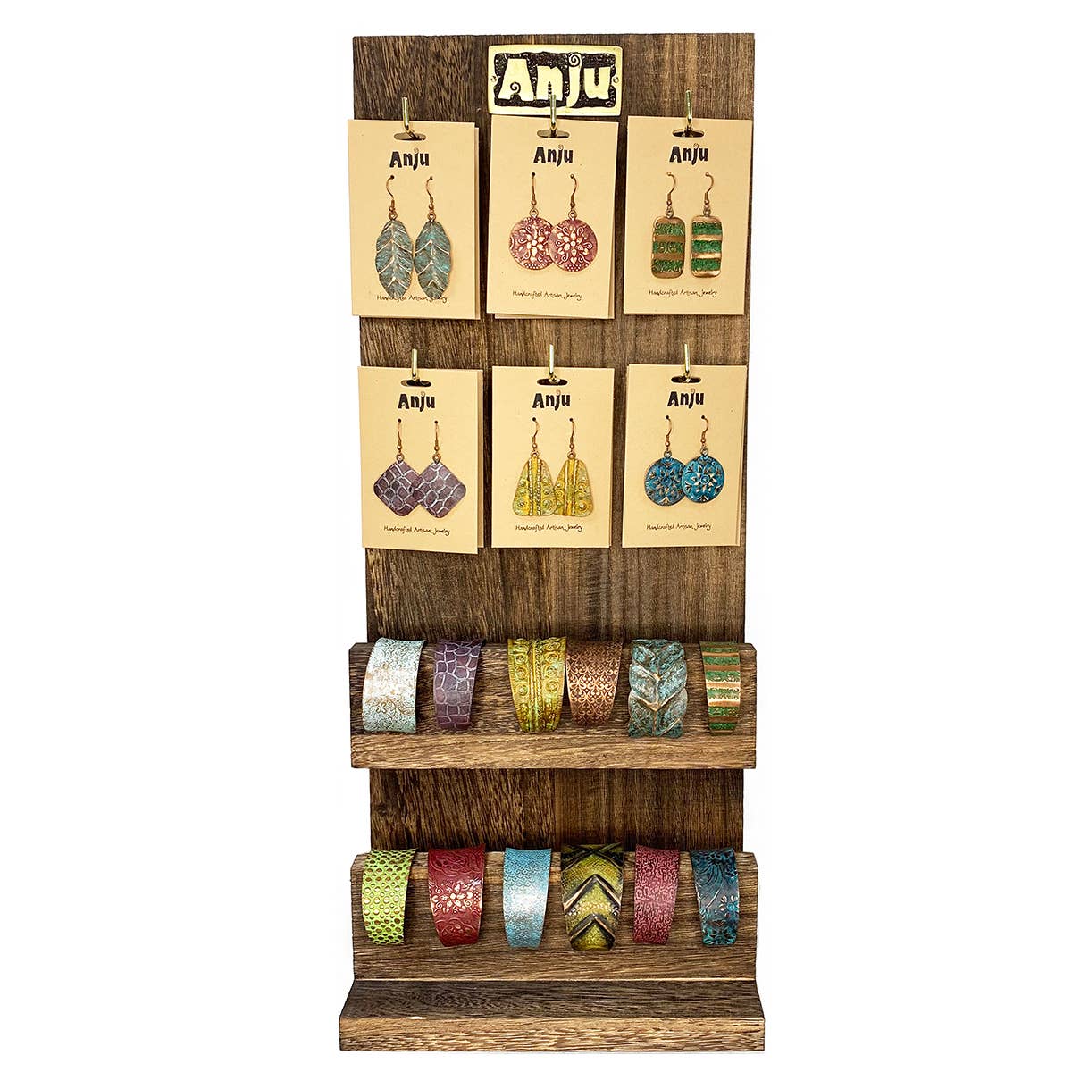 New 2022 Copper Patina Bracelet & Earring Prepack & Display