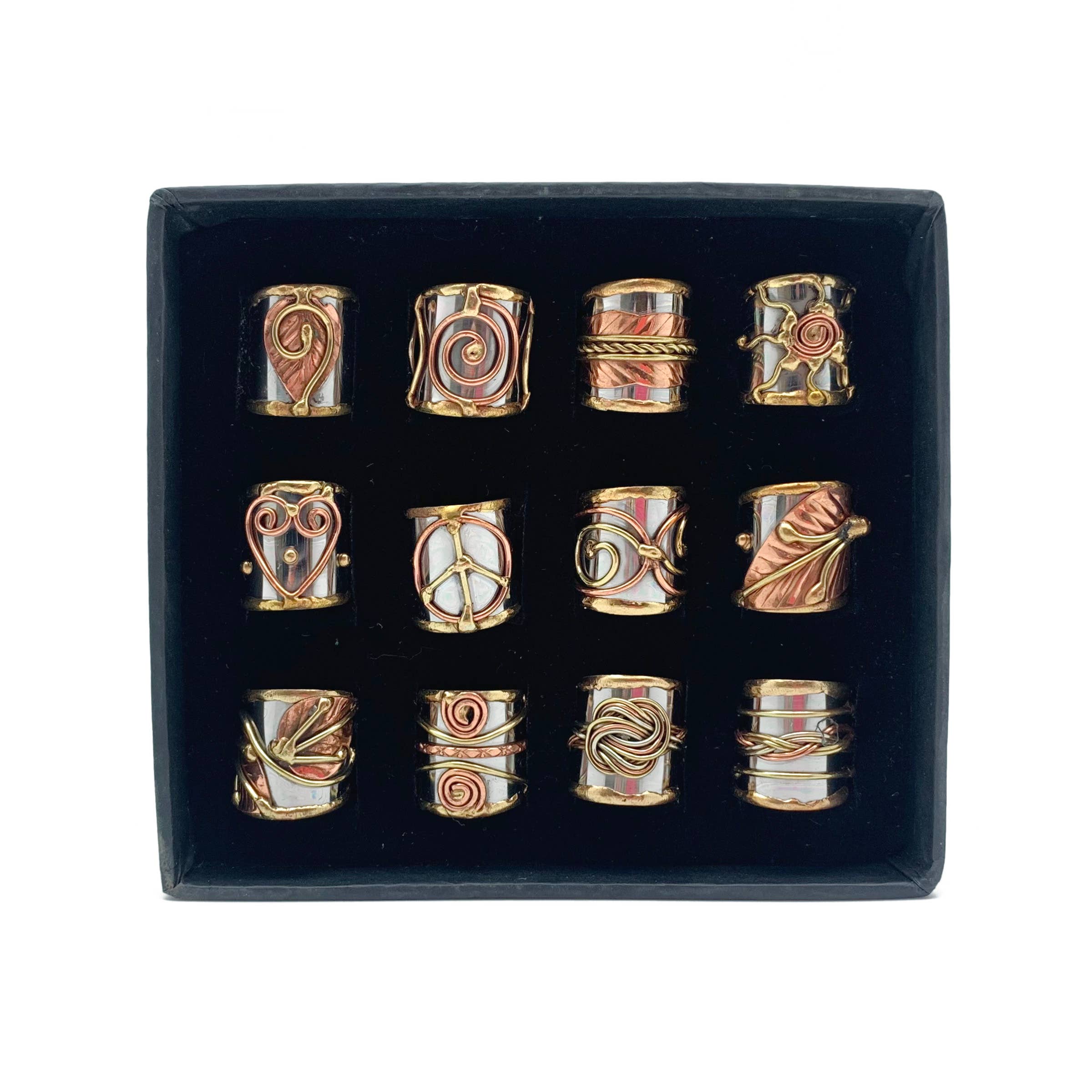 Mixed Metal Cuff Ring Box