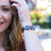 Omala Circle Beads Elastic Bracelet