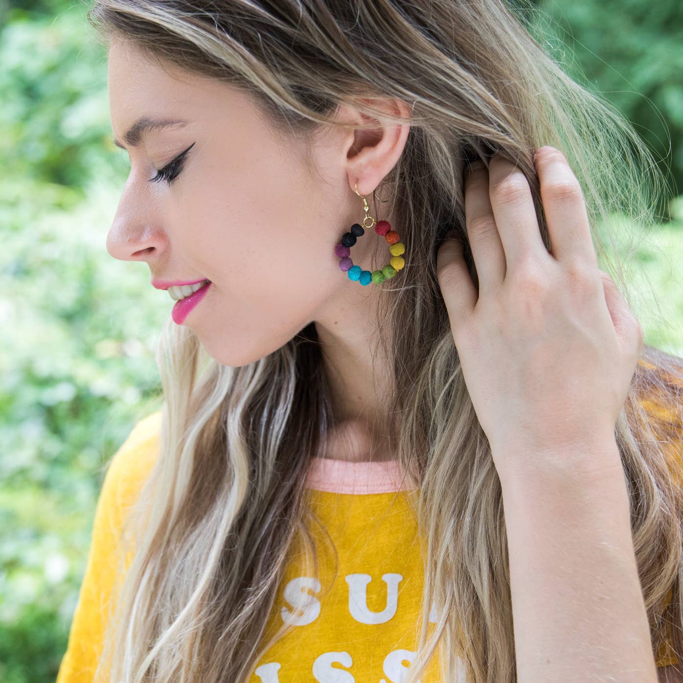 Aasha Small Circle Earrings