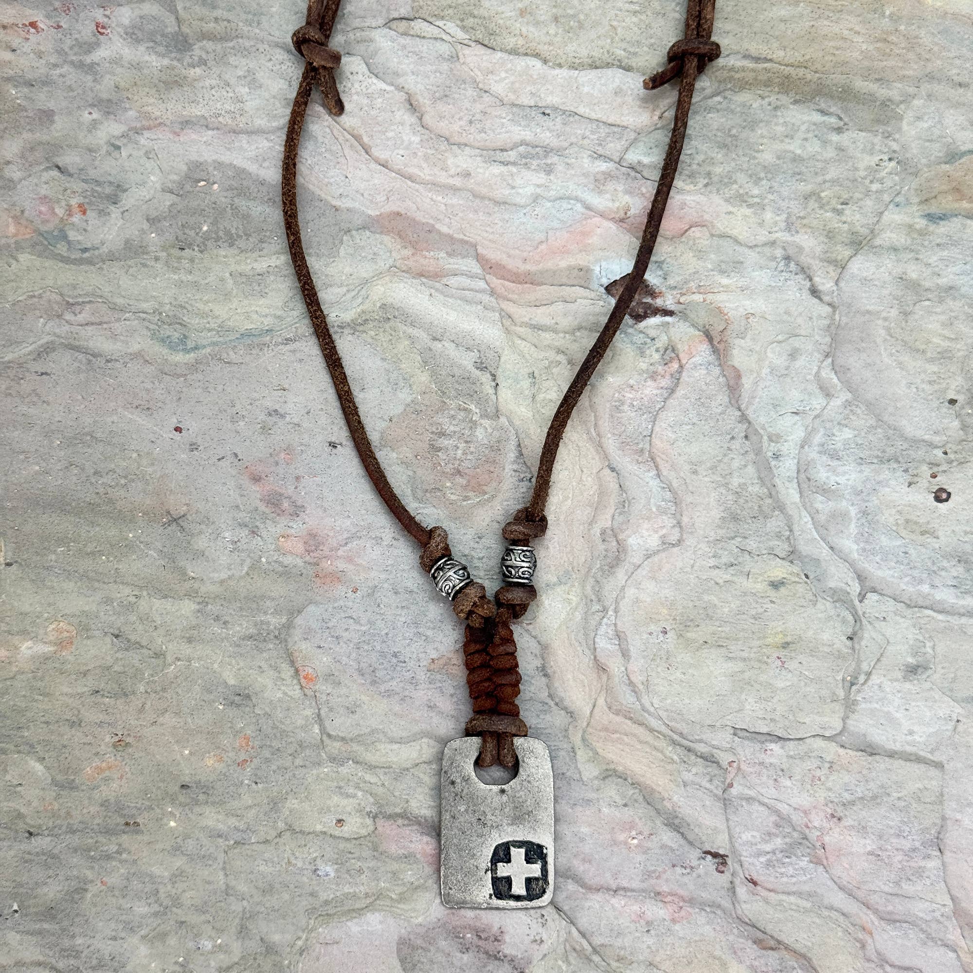 Aadi Cornerstone Cross Necklace