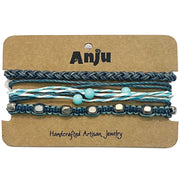 Weave & Wander Twilight Tide Trio Anklet