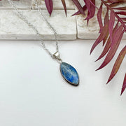Handcrafted Semiprecious Stone Necklace - Lapis