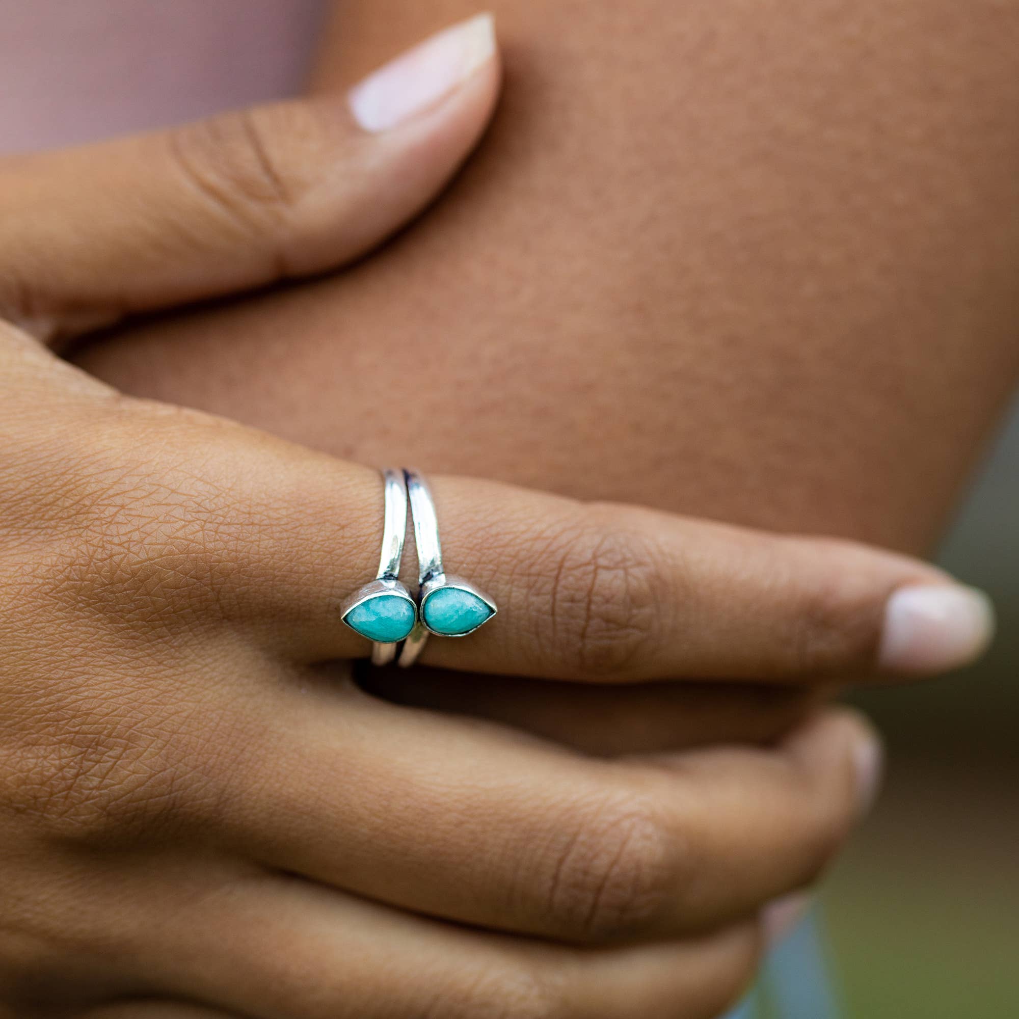 Tanvi silver plated rings - 24 pack