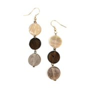 Omala Autumn Neutrals Collection Earrings - Small Circles