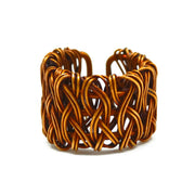 Basketweave Antique Copper Braided Ring