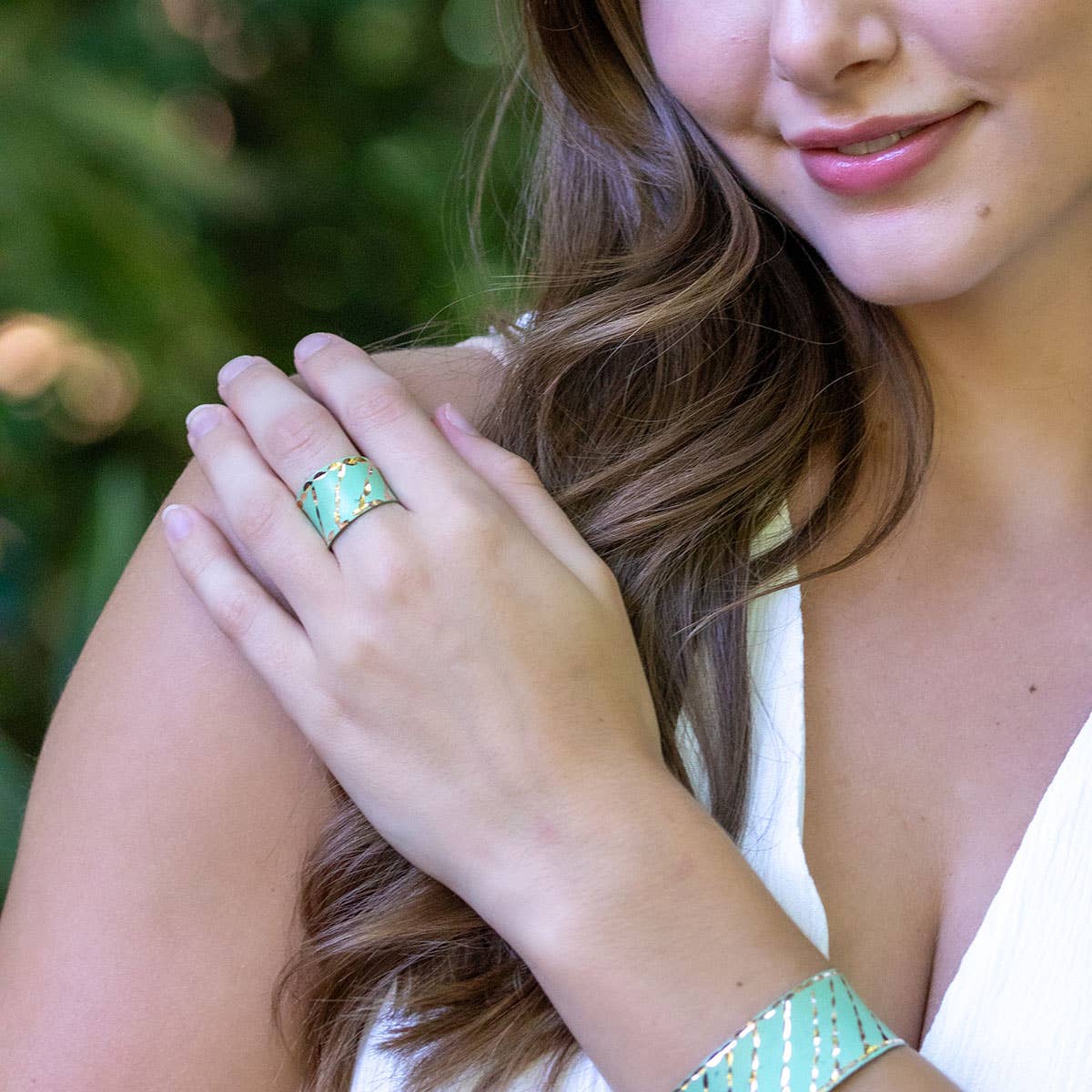 Patina Mint Serene Ring