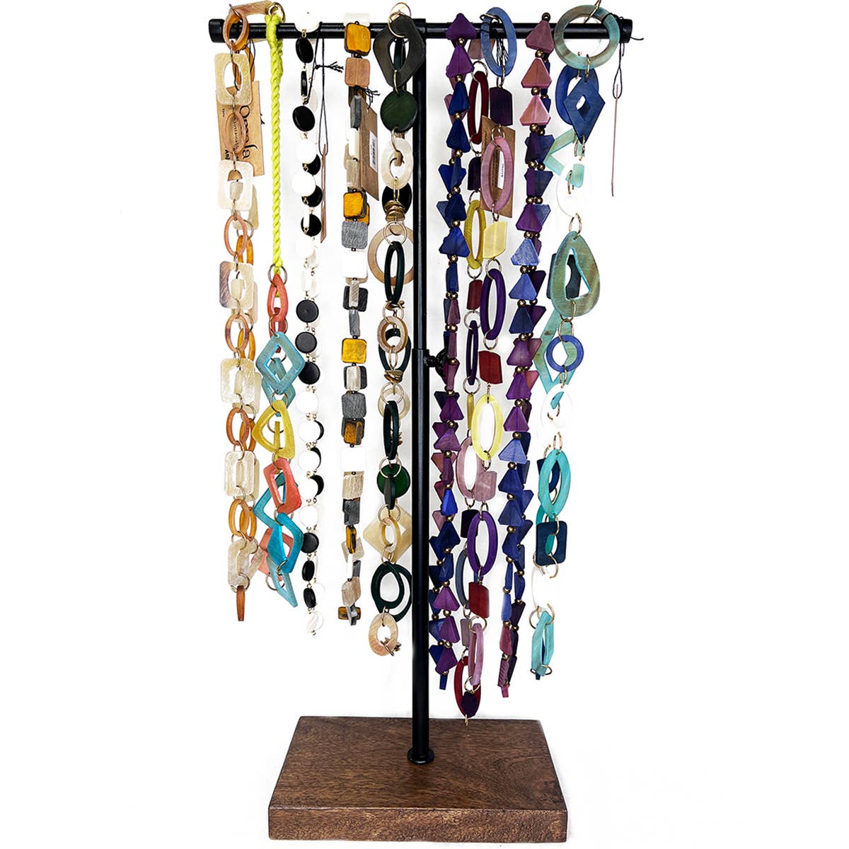 Omala 8 Assorted Necklaces and a T-Bar Display