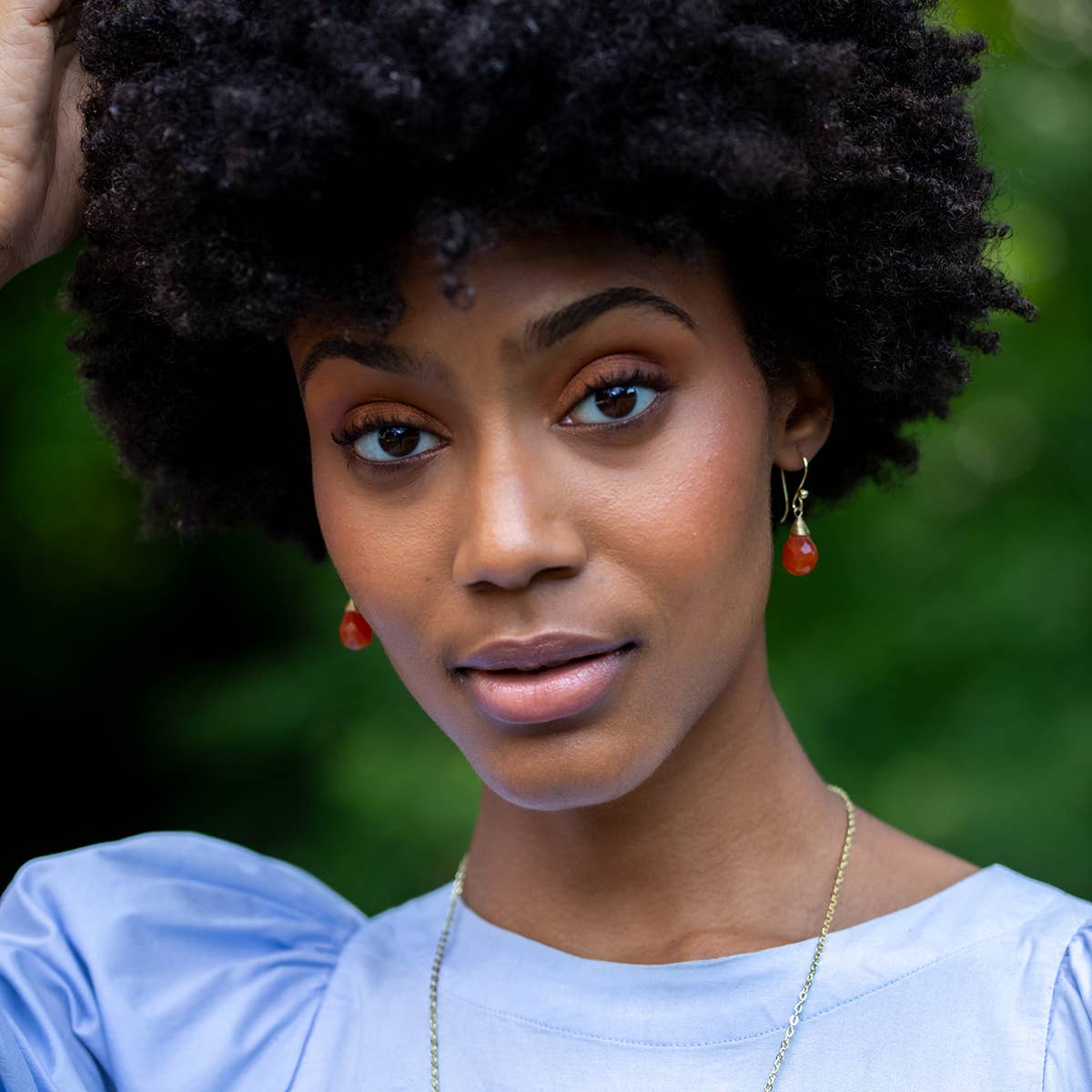 32 Tear-Drop Semi-Precious Stone Earrings Prepack & display