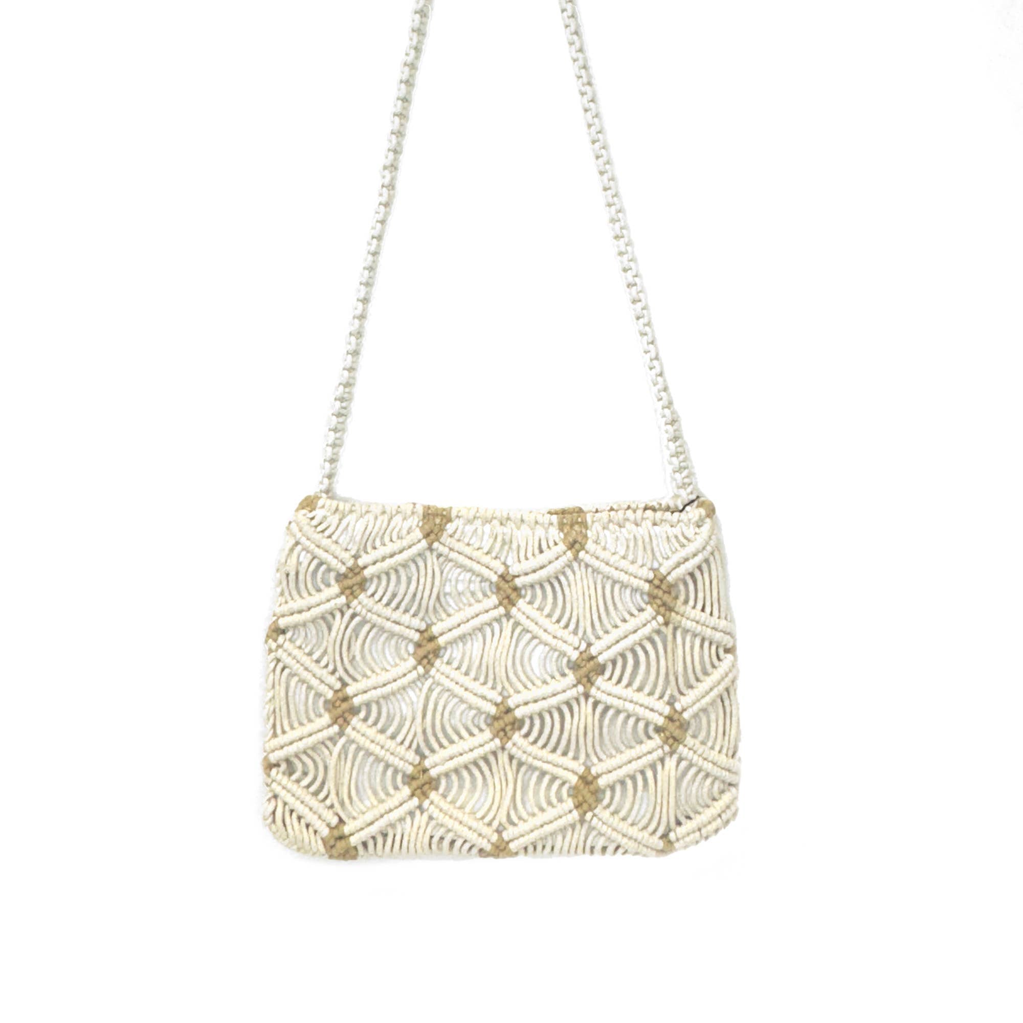 Elisa Crossbody Macrame Bag