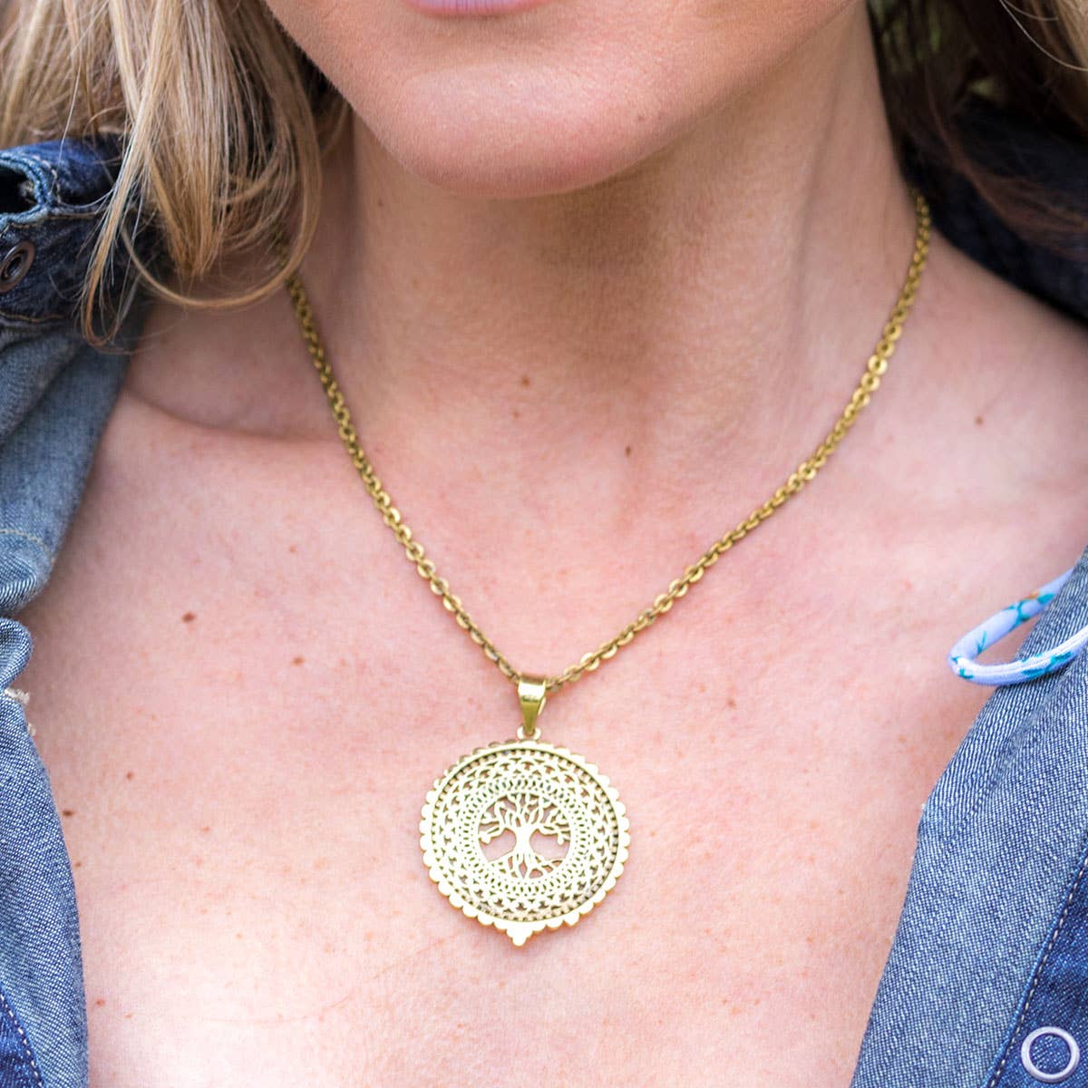 Tanvi Collection Necklace Prepack - 12 Gold and Display