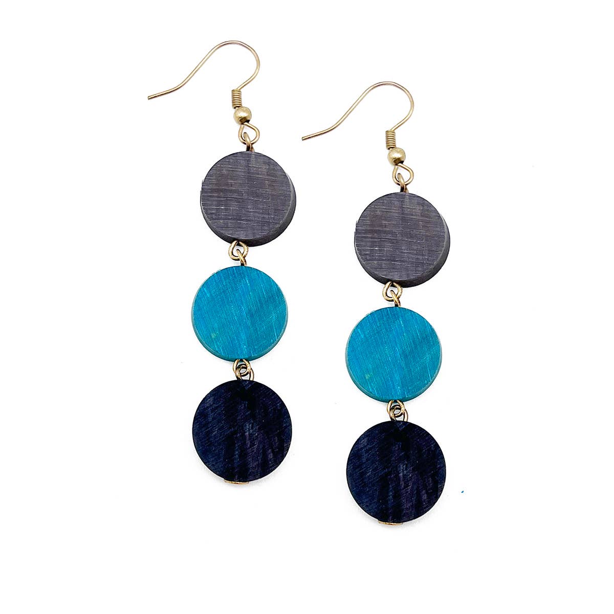Omala Azure Coast Collection Earrings - Small Circles