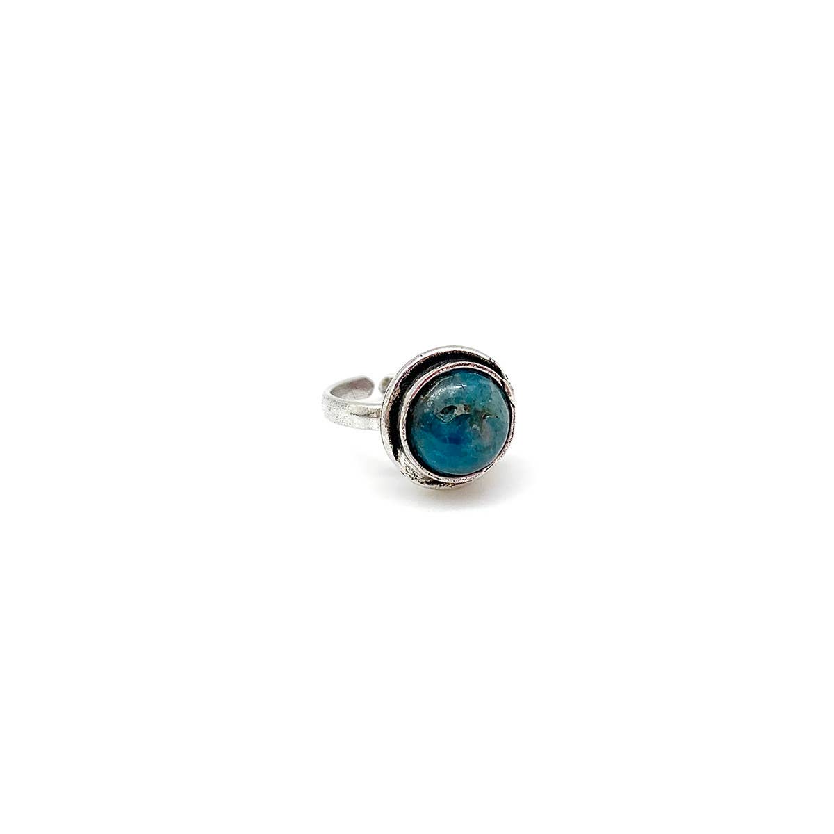 Kashi Semiprecious Small Stone Ring - Apatite