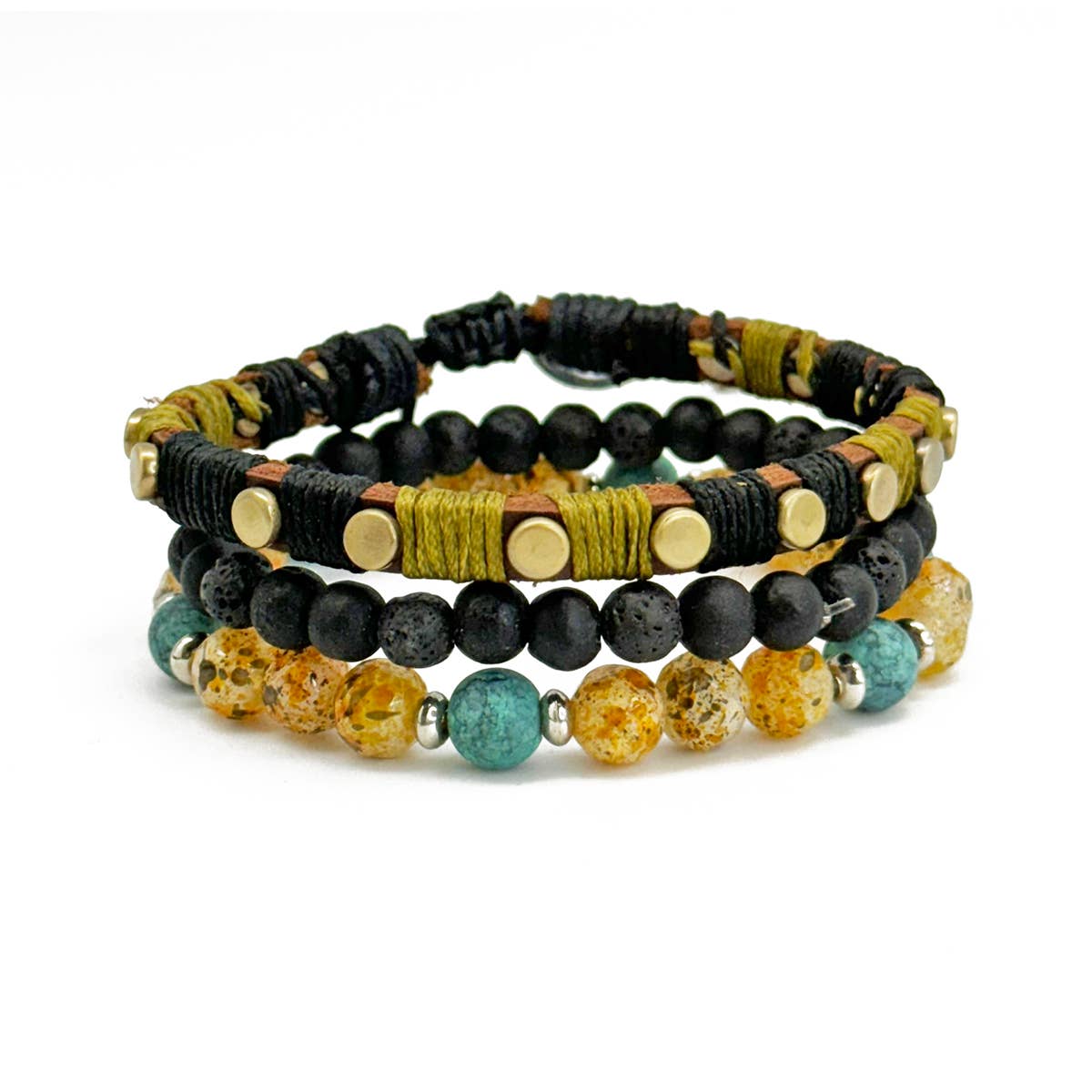 Aadi Vibrant Edge Bracelet Trio Set