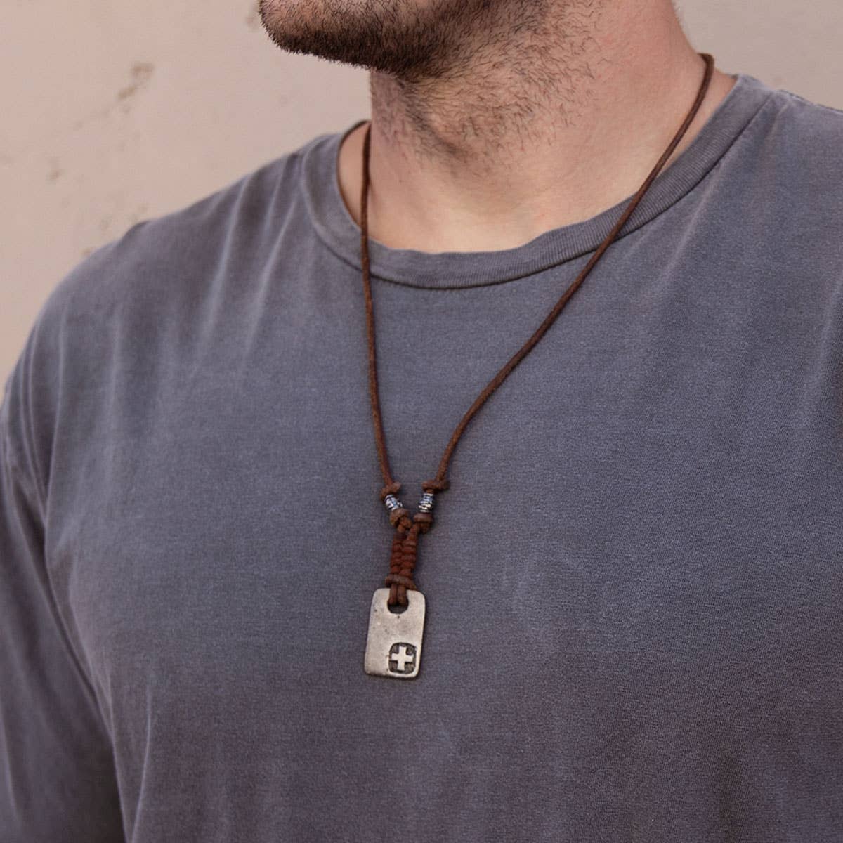 Aadi Cornerstone Cross Necklace