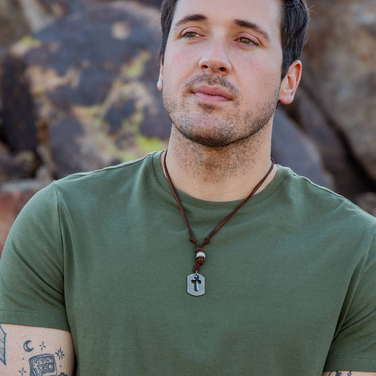 Aadi Faithful Dog Tag Necklace