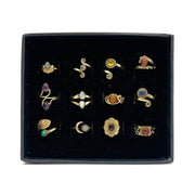 Tanvi Collection Ring Prepack - 12 Gold Rings in a Box