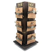 Zodiac Pewter Bracelet Prepack - 24 Bracelets with Display