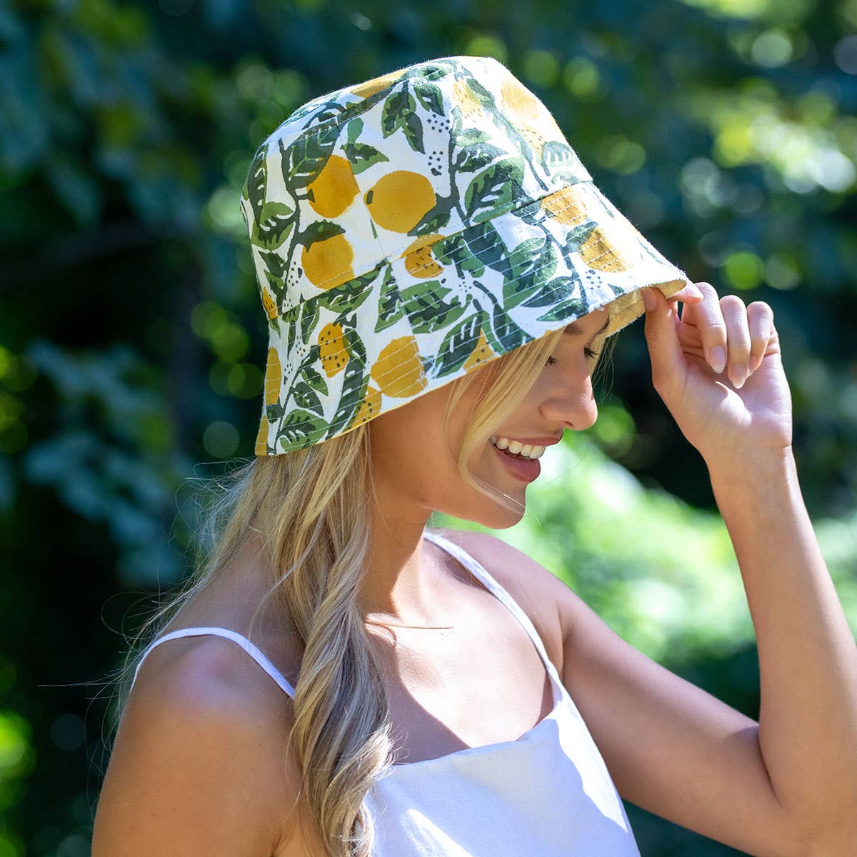 Lemon Groves Reversible Bucket Hat