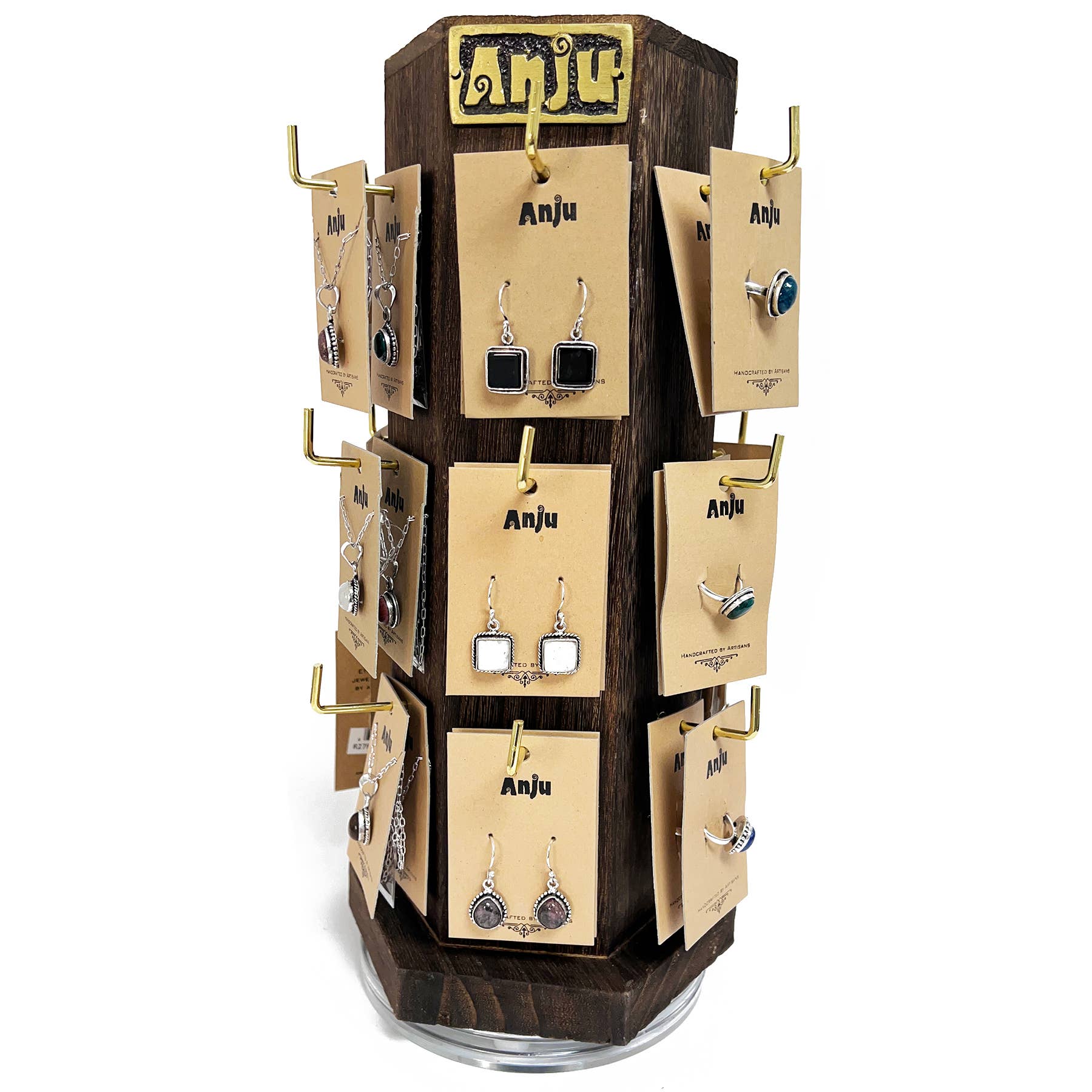 Kashi Semiprecious Stones Small Jewelry Spinner Prepack