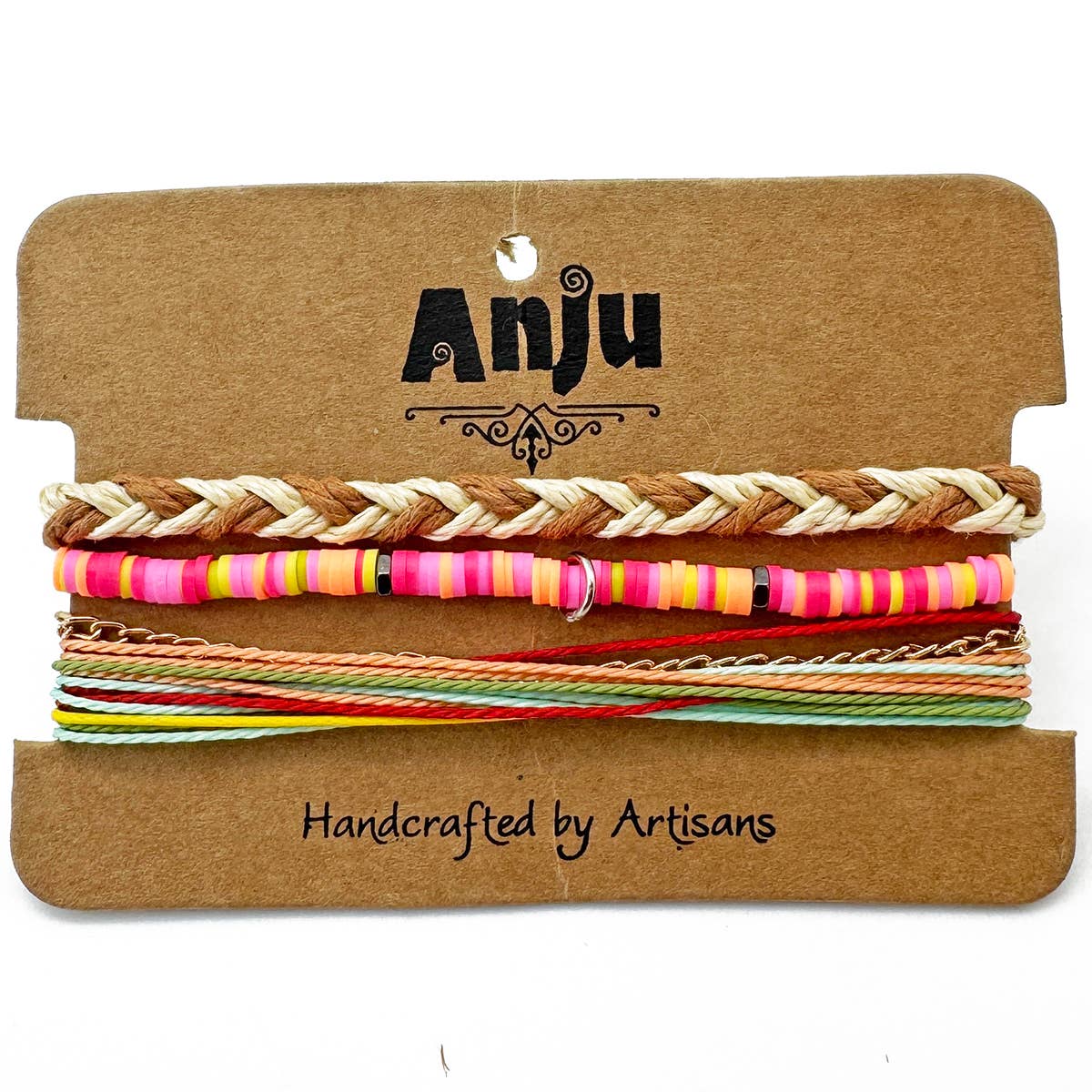 Weave & Wander Boho Bliss 4 Piece Bracelet Set