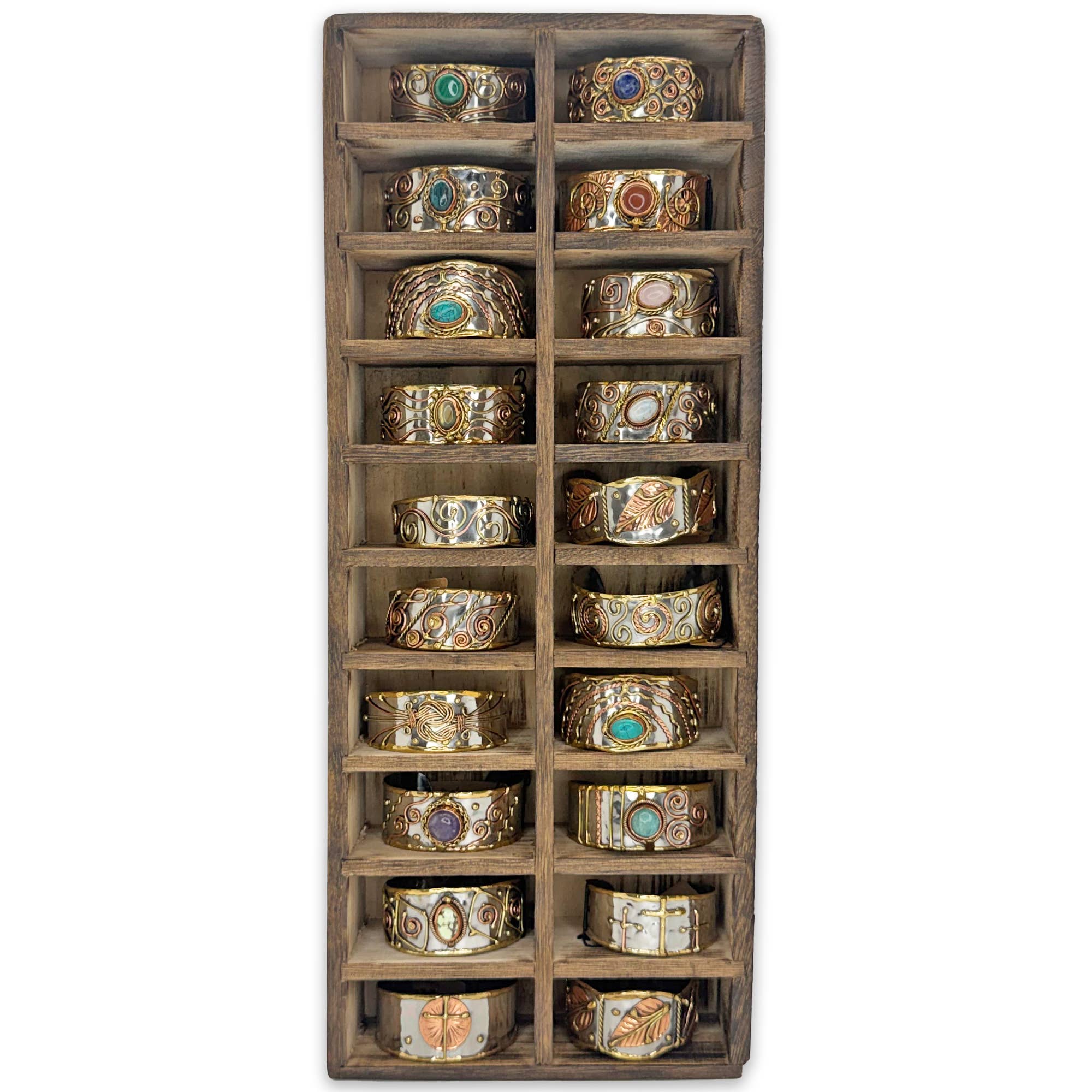 Mixed Metal Narrow Cuff Prepack - 20 Count (Refill)