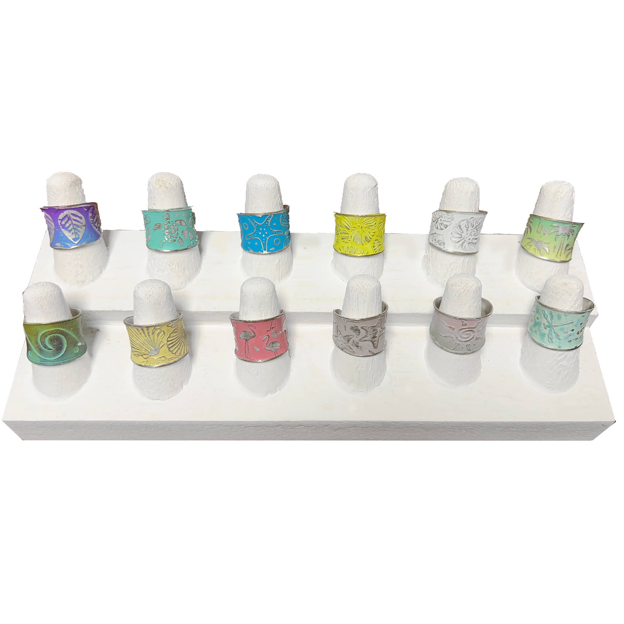 Silver Patina Ring Prepack - 12 rings (no Display)