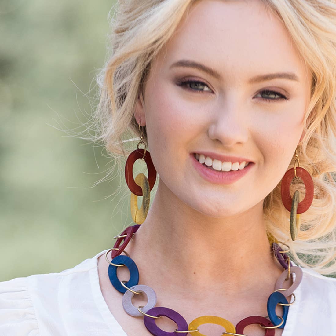 Omala Bold & Brash Collection Earrings - Two Horn Links