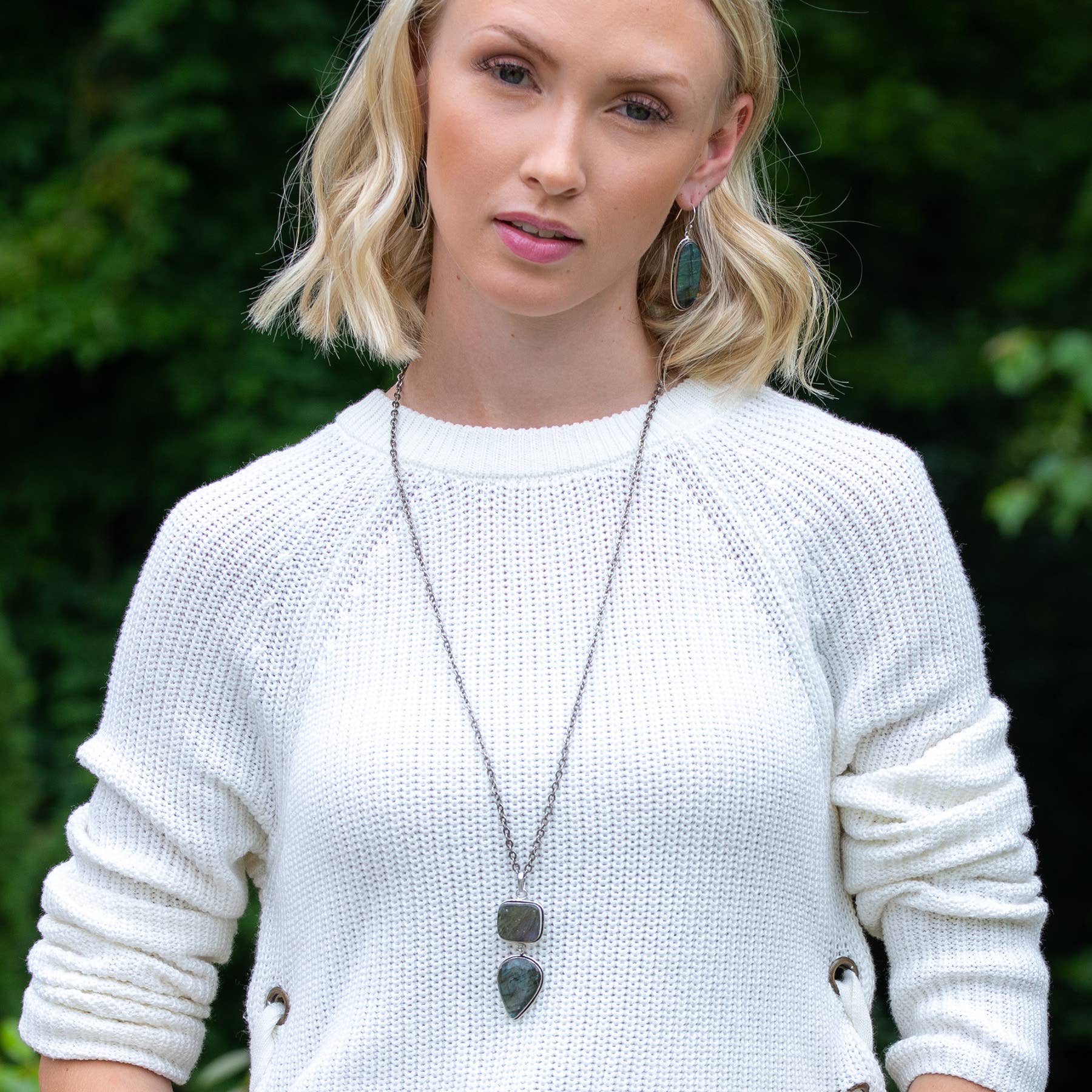 Kashi Semiprecious 12 Pendant Necklaces Prepack (no display)