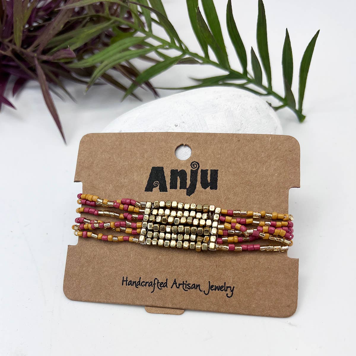 Seed Bead Bracelet Prepack -  12 Bracelets & Display